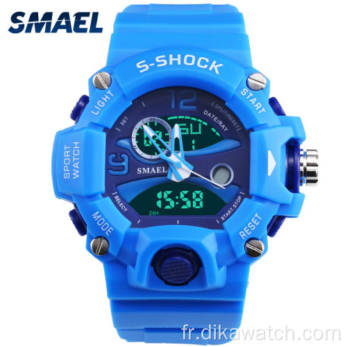 SMAEL Montres de sport pour hommes Shock Military Watch Fashion